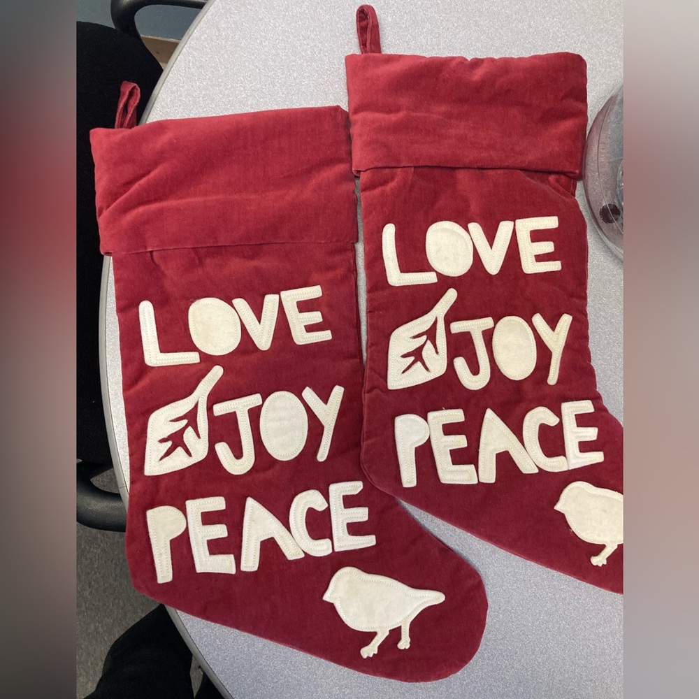 Pottery Barn Stockings - Set of 2